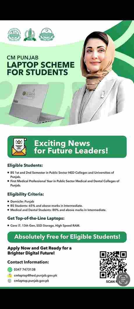 Last Chance! Punjab CM Laptop Scheme 2023 – Apply Online Before Deadline