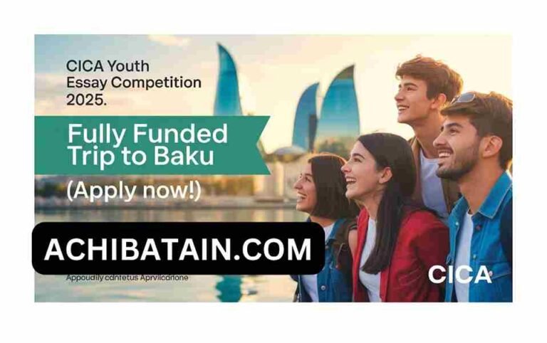 Win a Free Trip to Azerbaijan! CICA Essay Contest 2025 for Young Writers %Filename