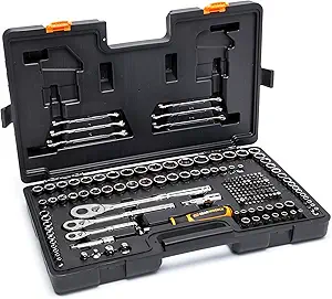 Premium Best Socket Sets for Truck Owners featuring SAE and metric sockets, ratchets, and extensions for diesel truck servicing.